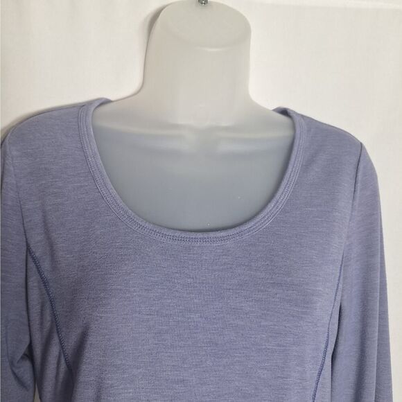 Athleta Womens Workout Shirt Long Sleeve Purple Athletic Performance Small - Picture 3 of 11